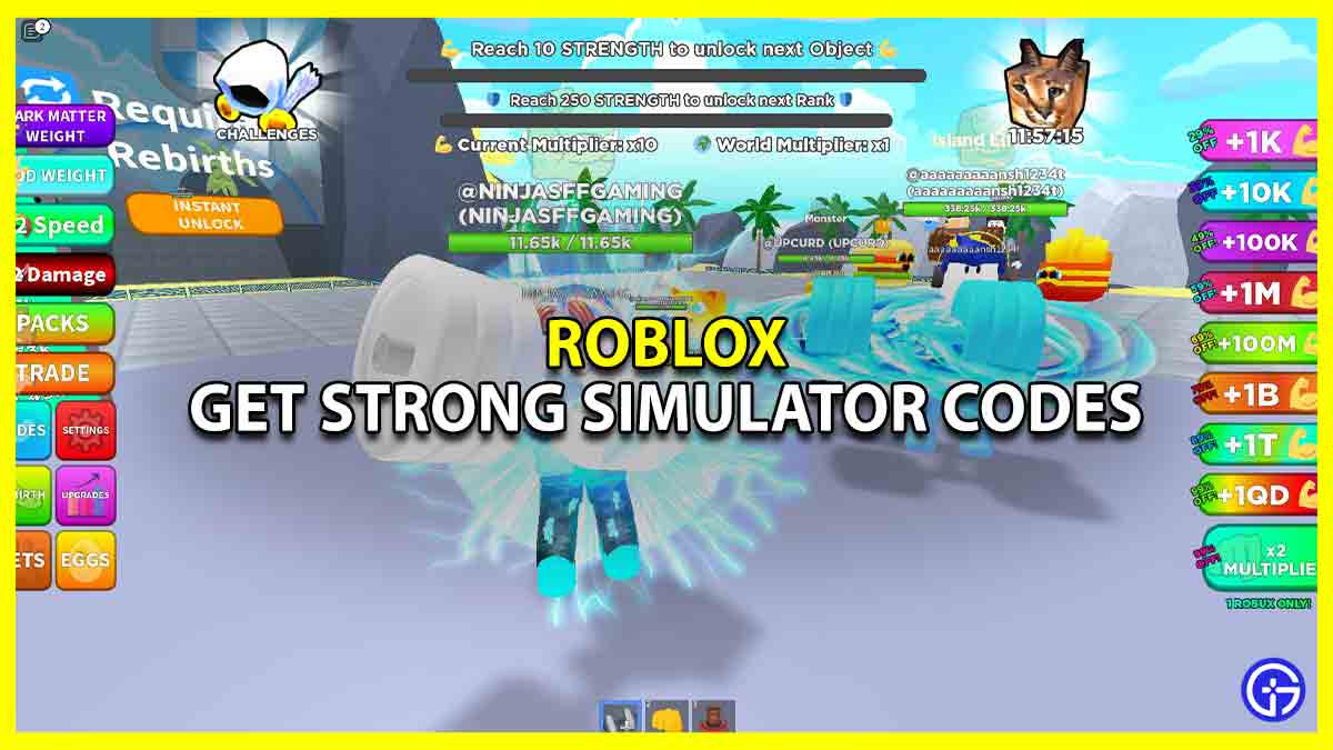 Get Strong Simulator Roblox