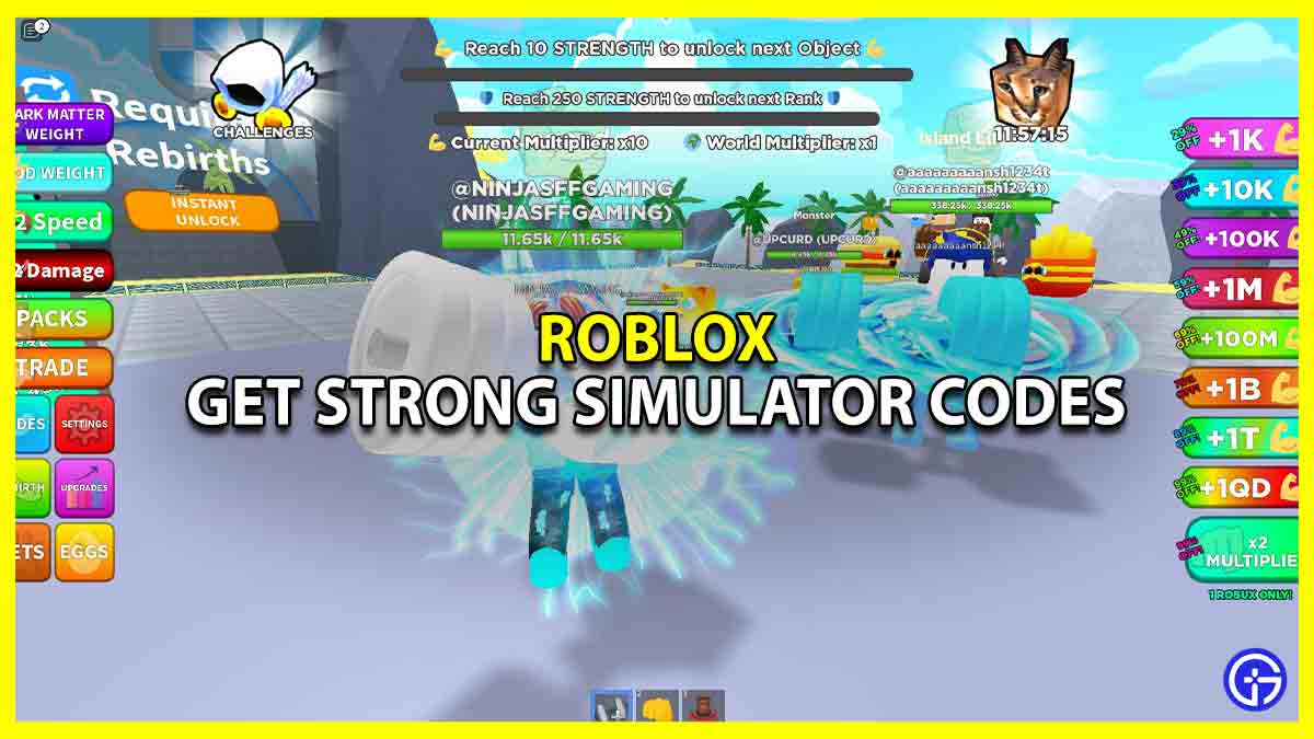 Grow Strong Simulator Codes (December 2023) - Pro Game Guides