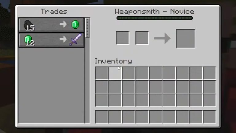 Minecraft: How To Get A Weaponsmith Villager - Gamer Tweak