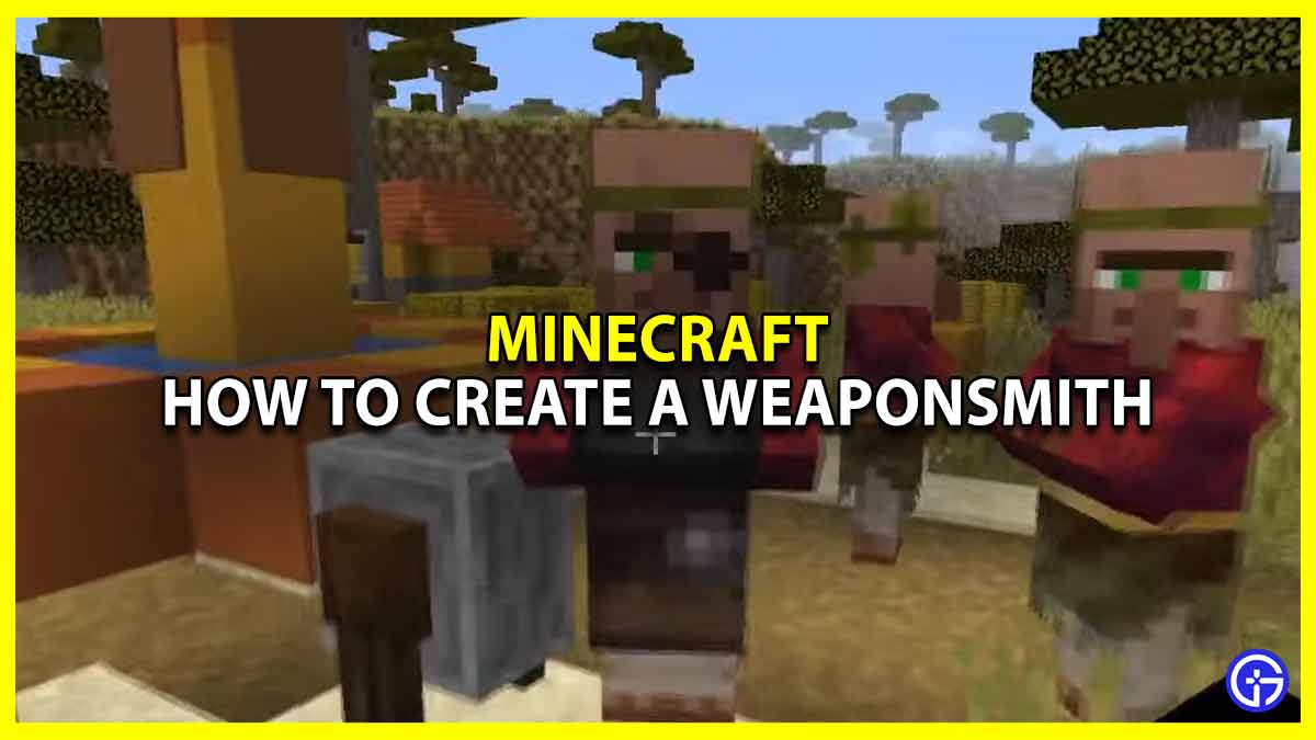 How to Create a Weaponsmith Minecraft
