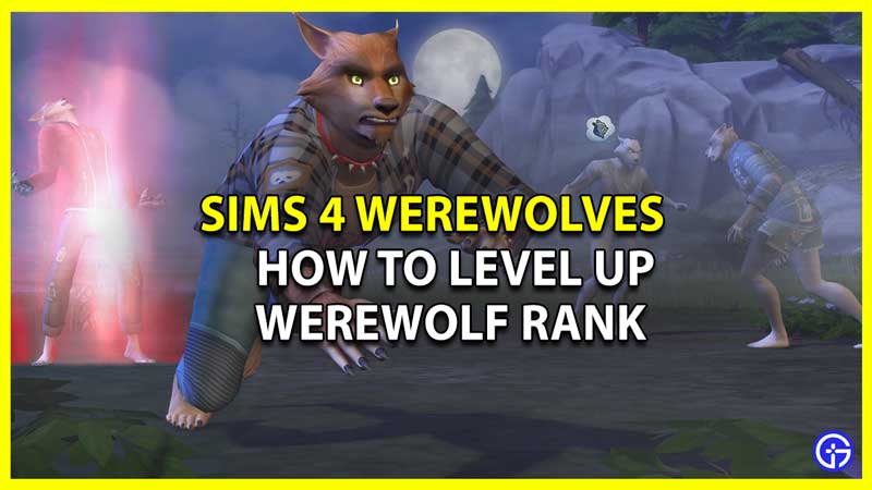 How to Level Up Werewolf Rank in Sims 4