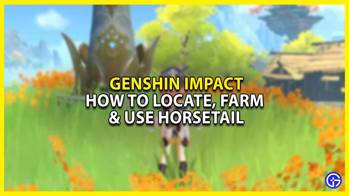 How to Locate, Farm & Use Horsetail in Genshin Impact