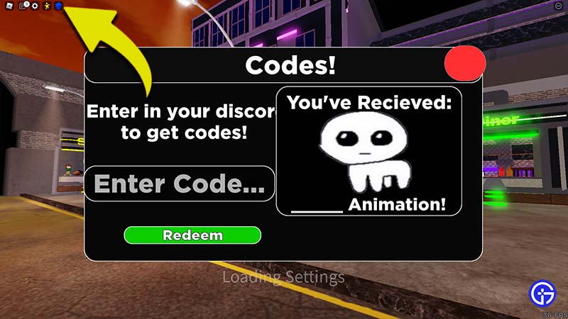 Redeem Codes in Roblox Project Funk Night