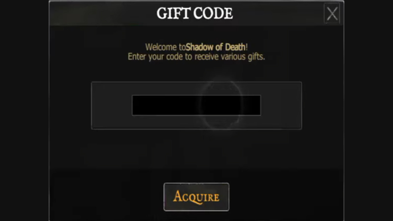 Redeem Gift Codes in Shadow of Death