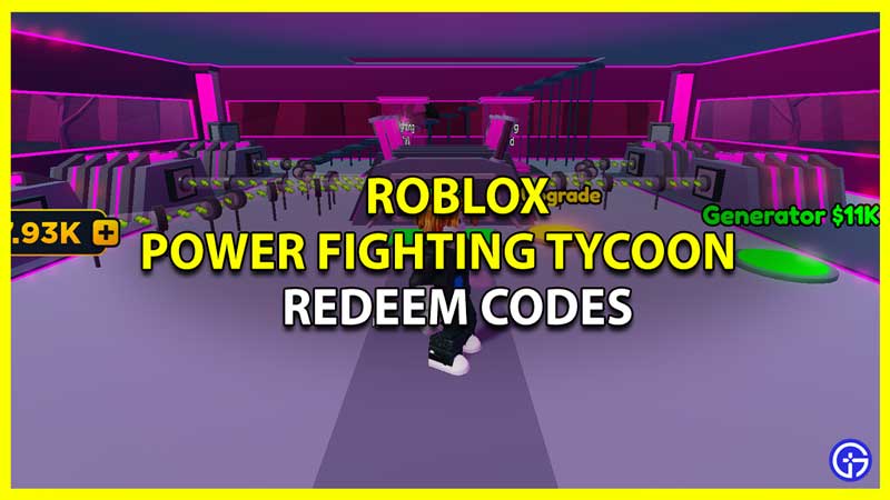 Redeem Roblox Power Fighting Tycoon Codes