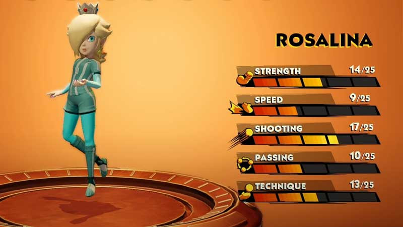 Rosalina Character Stats