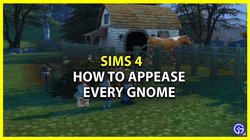 Sims 4 How to Appease Every Gnome