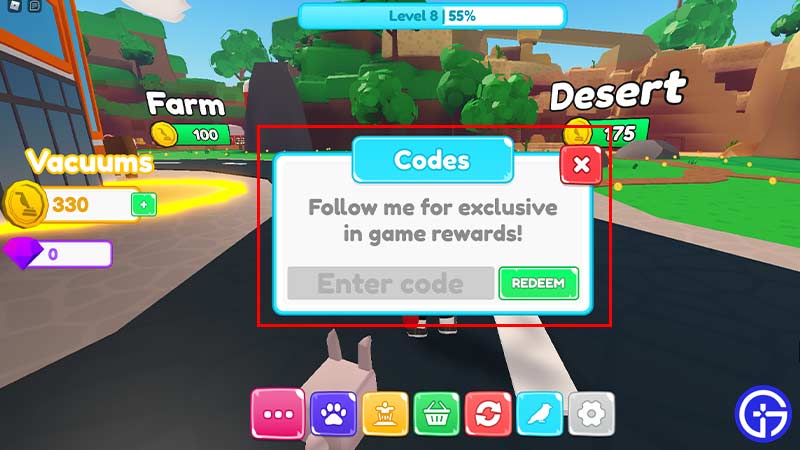 any one of the codes