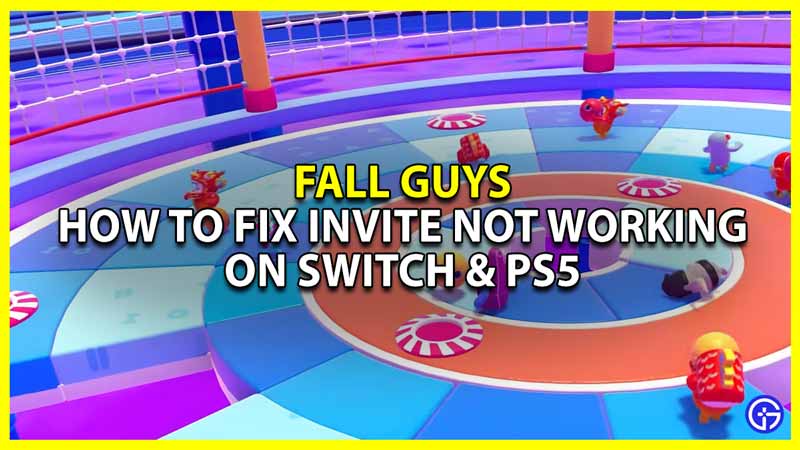 fall guys ultimate knockout invite not working