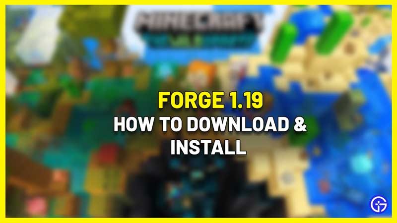 forge 1.19 download install