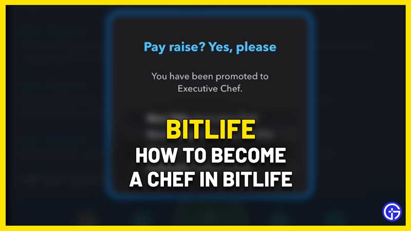 how to become chef in bitlife