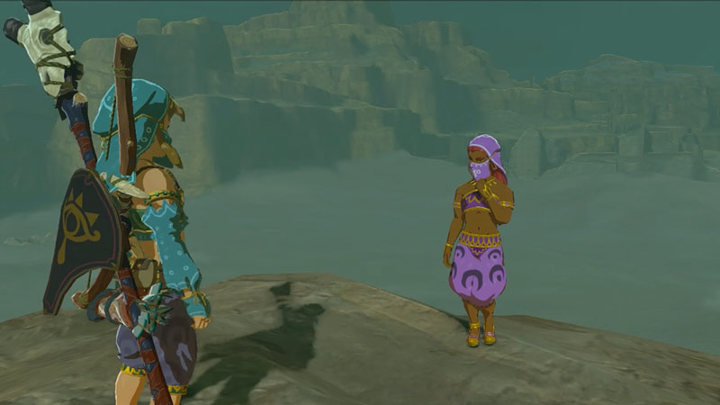the legend of zelda breath of the wild botw how to get gerudo outfit