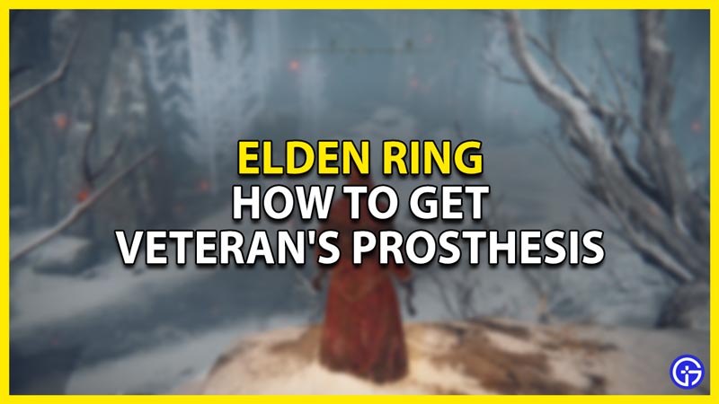 how to get the veteran's prosthesis in elden ring