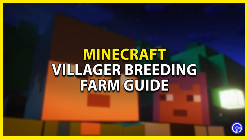 how to make a villager breeding farm in minecraft