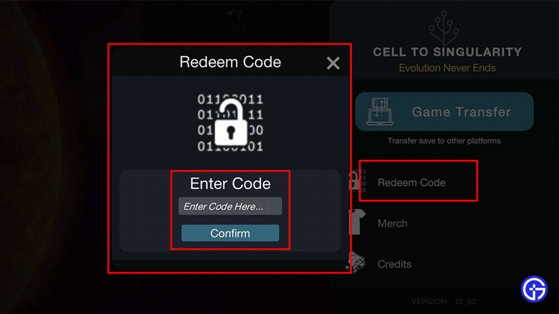 how to redeem cell to singularity codes