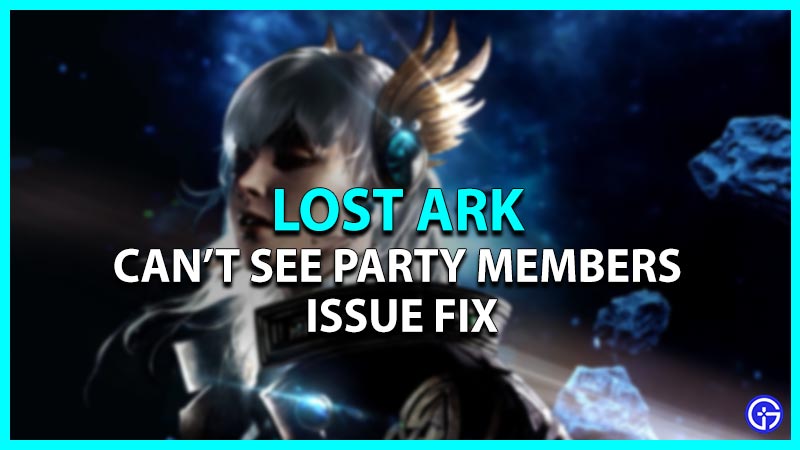 lost ark cant see party members issue fix