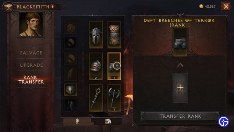 How To Rank Transfer In Diablo Immortal - Gamer Tweak