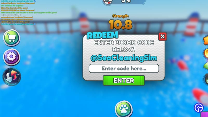 sea cleaning simulator codes roblox
