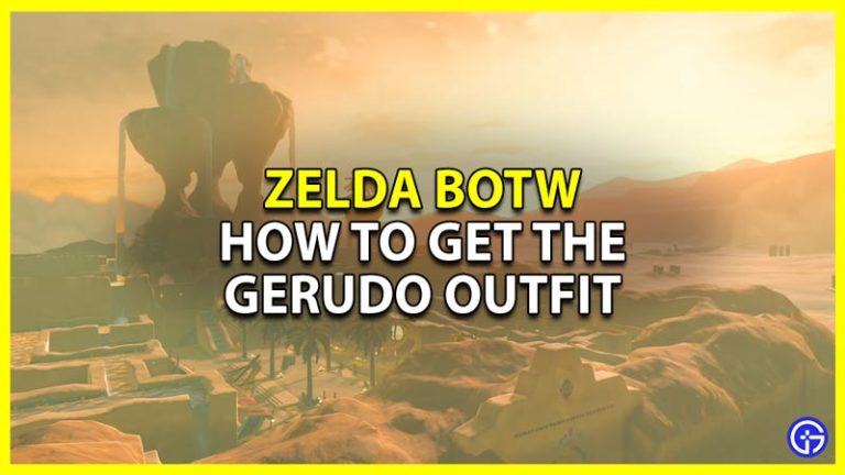 How To Get Gerudo Outfit In Zelda BOTW - Gamer Tweak