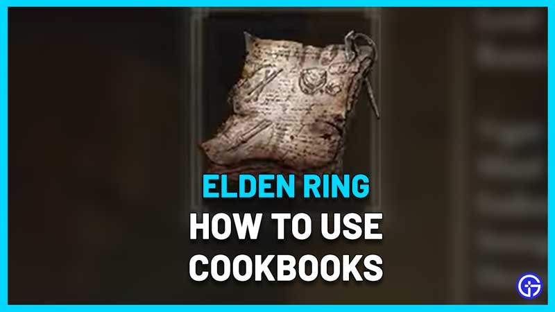 what do cookbooks do elden ring