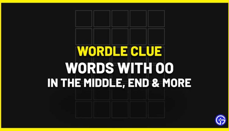 4 Letter Words With Oo In The Middle