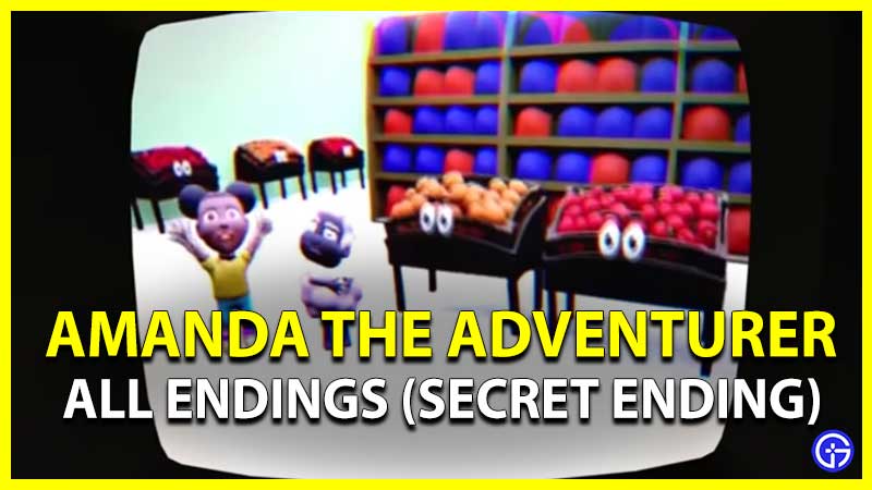 Amanda the Adventurer ALL ENDINGS + ALL 6 SECRET TAPES Story