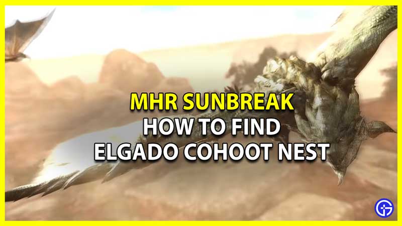 How to Find Elgado Cohoot Nest in MHR Sunbreak