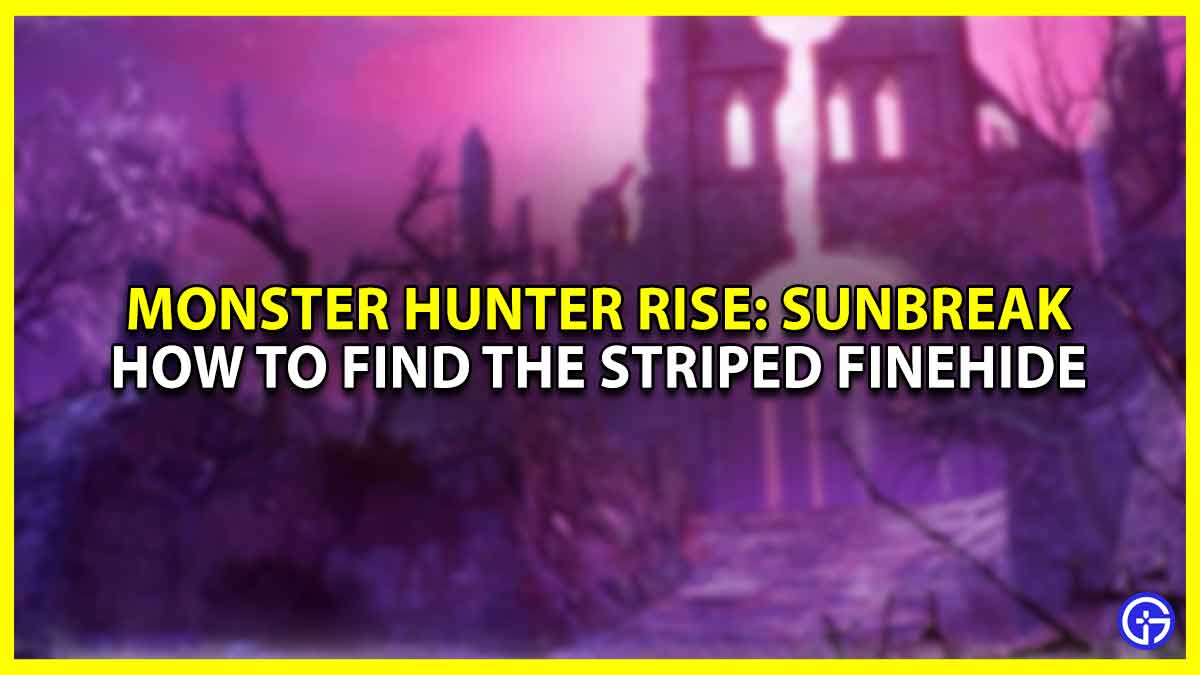 How to Locate the Striped Finehide From The Remobra - Monster Hunter Rise: Sunbreak (MHR)