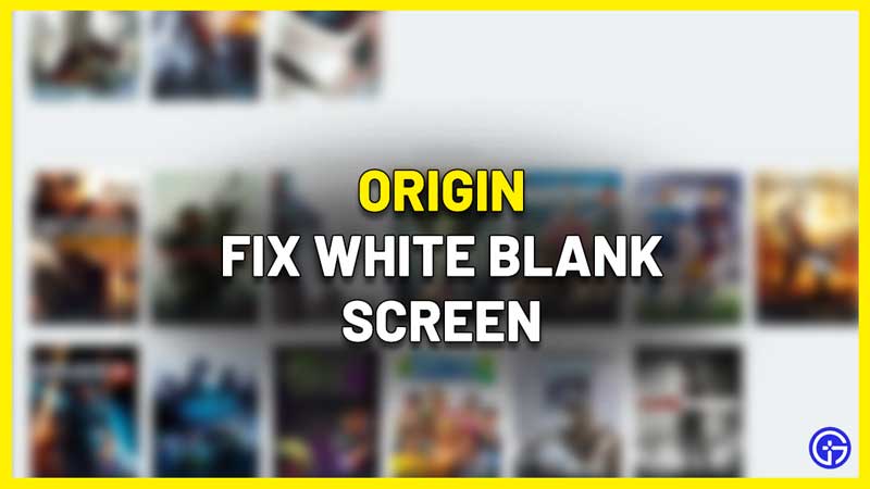 How To Fix Blank White Screen On Origin On Mac