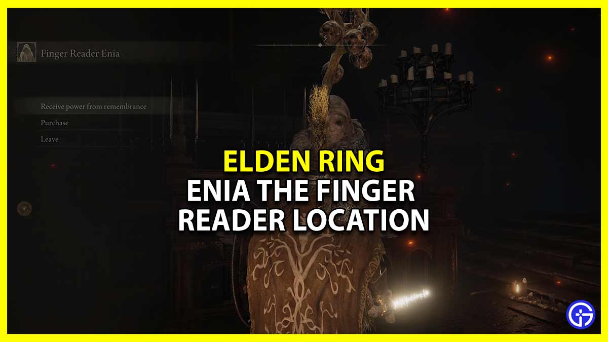 Enia, the Finger Reader Questline and Location