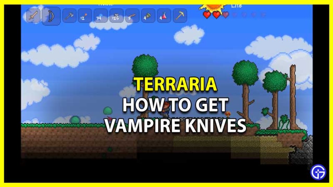 Terraria: How To Get Vampire Knives - Tweak