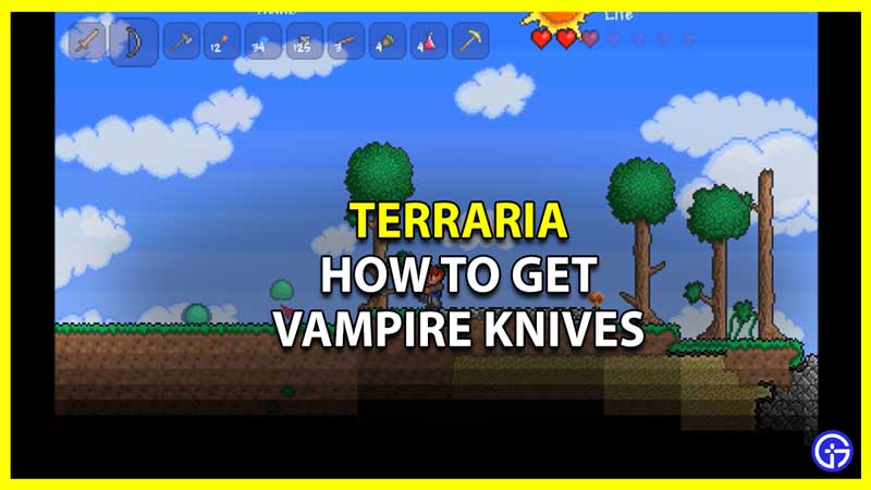 How to Get Vampire Knives in Terraria