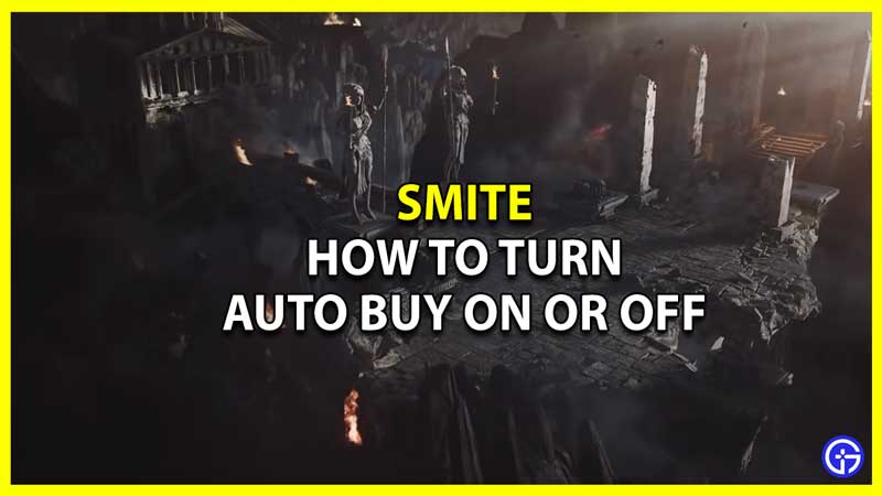 How to Turn Auto Buy On or Off