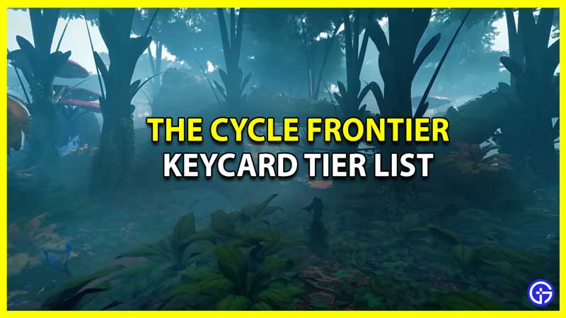 Keycard Tier List the Cycle Frontier