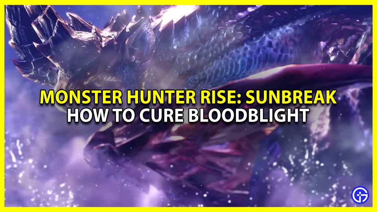 Monster Hunter Rise Sunbreak How to Cure Bloodblight