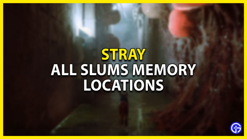 all slums memory locations in stray