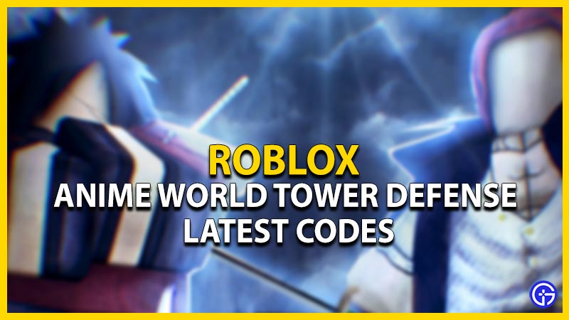 Anime World Tower Defense codes for December 2023