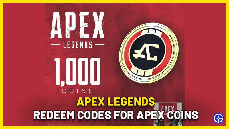 Apex legends codes how to redeem