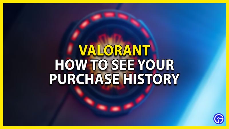 how to see your purchase history in valorant