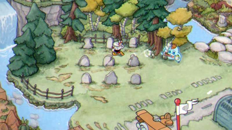 cuphead delicious last course how to solve the graveyard puzzle