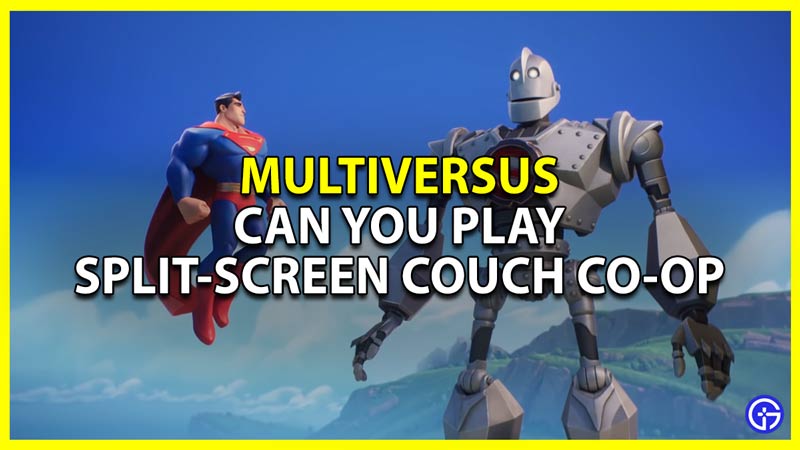 can you play couch co-op in multiversus