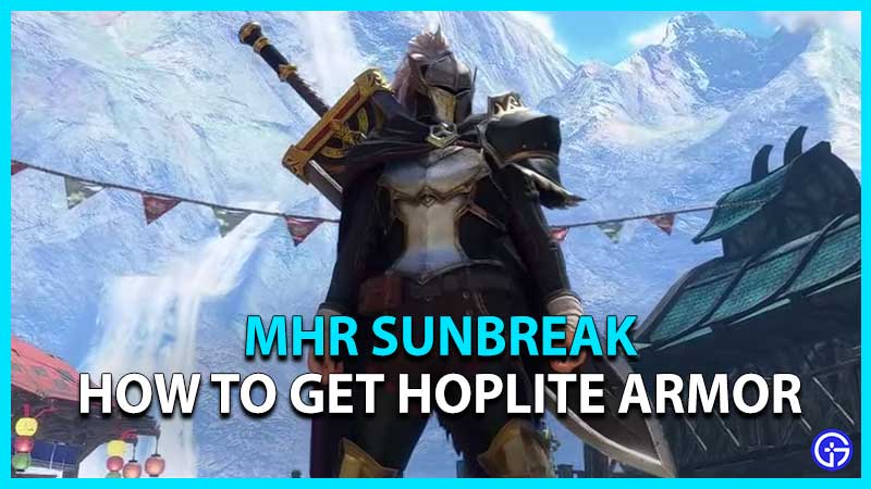 mhr sunbreak hoplite armor