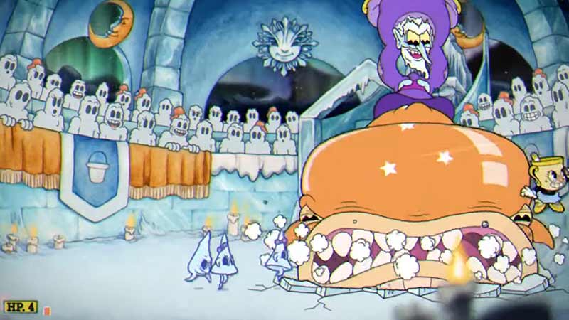 cuphead dlc how to defeat mortimer freeze