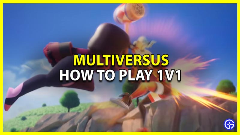 how to play 1v1 in singles mode and against friends online and local in multiversus