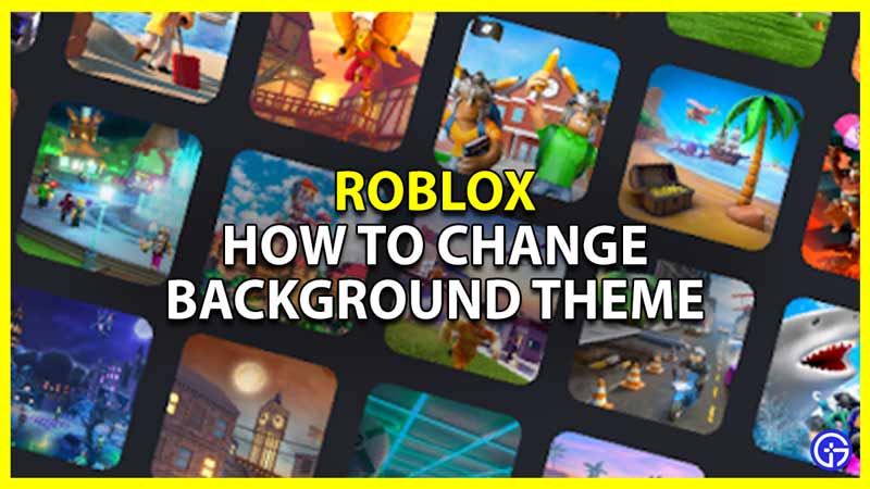 How to CHANGE your ROBLOX BACKGROUND for FREE