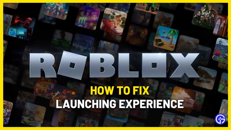 roblox launching experience fix
