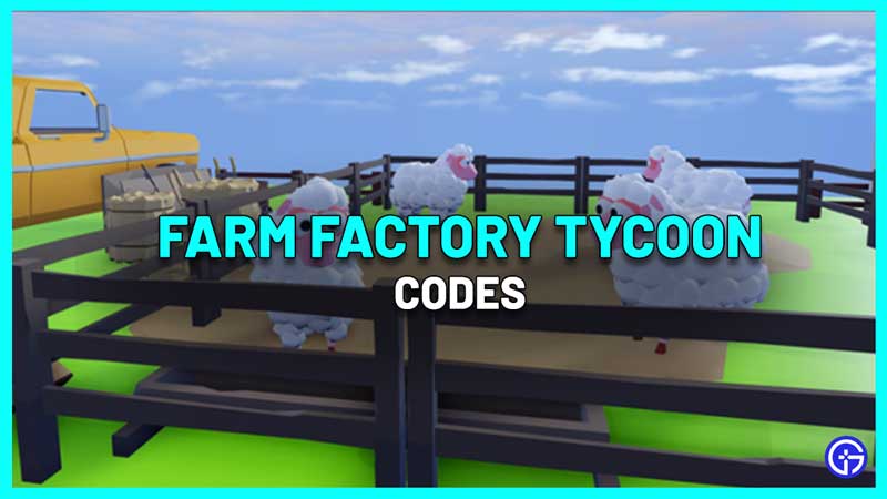 Roblox  Farm Factory Tycoon Codes (Updated August 2023