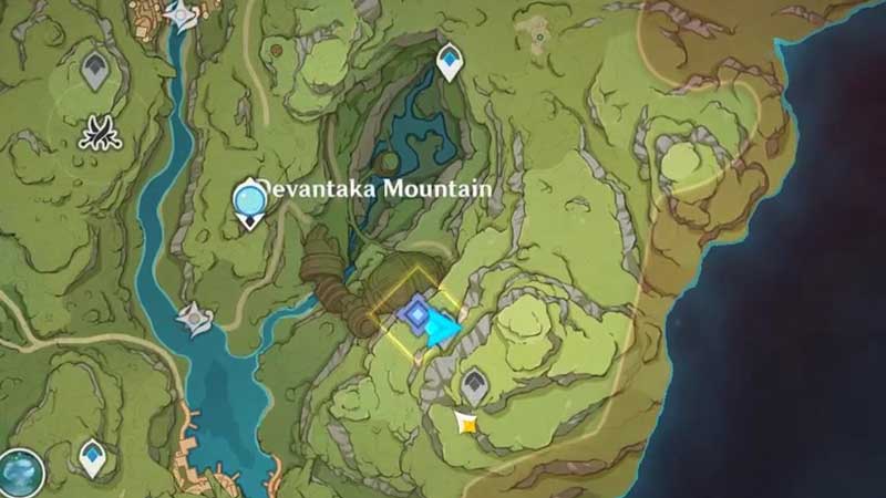 Genshin Impact Unlock Devantaka Mountain Underground Teleport Waypoint