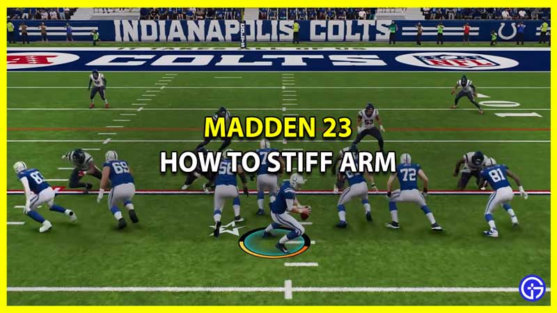 How to Stiff Arm in Madden 23