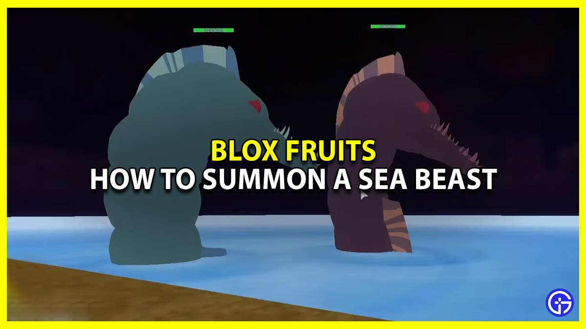 How To Farm Sea Beasts Blox Fruits